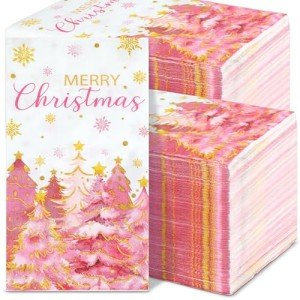 Winter Wonderland Disposable Guest Napkins - 100 Pack