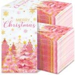 Winter Wonderland Disposable Guest Napkins - 100 Pack