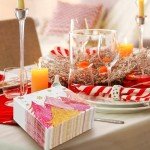 Pink Christmas Tree Decorative Paper Napkins - 80 Pack
