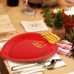 Gold Foil Holiday Plate Set - 30 Count