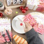 Winter Wonderland Disposable Guest Napkins - 100 Pack