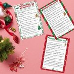Christmas Trivia Game Cards for Festive Gatherings