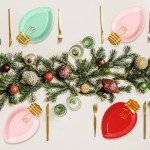 Gold Foil Holiday Plate Set - 30 Count