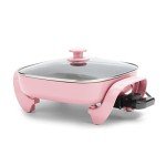 GreenLife 12" Nonstick Square Electric Skillet - Pink