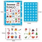 Snowman Bingo Game for Holiday Fun 24 Players