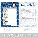 Winter Wonderland Emoji and Trivia Game Set