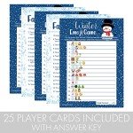 Winter Wonderland Emoji and Trivia Game Set