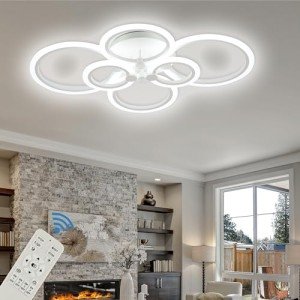 SJV Modern Dimmable LED Ceiling Light Fixture
