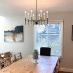 Stylish Black and Gold 8-Light Chandelier