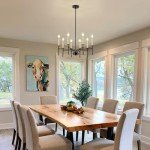 Stylish Black and Gold 8-Light Chandelier