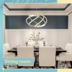 Elegant Gold LED Cage Chandelier for Any Space