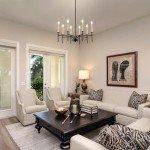 Stylish Black and Gold 8-Light Chandelier