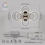 Modern Dimmable LED Black Flush Mount Light