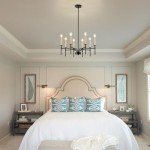 Stylish Black and Gold 8-Light Chandelier