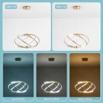 Elegant Gold LED Cage Chandelier for Any Space