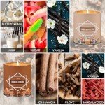 Cozy Christmas Candle Set - Winter Scents 4 Pack