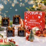 Holiday Scented Candle Set for Cozy Atmosphere