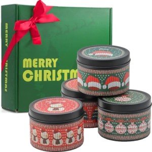 Mountain-Inspired Scented Candle Gift Set (4-Pack)