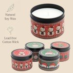 Mountain-Inspired Scented Candle Gift Set (4-Pack)