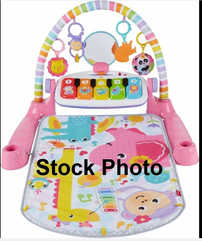 Fisher-Price Deluxe Piano Play Gym - Pink/Yellow
