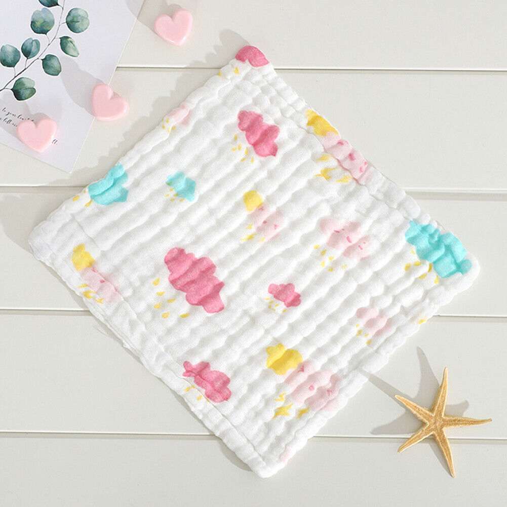 10-20 Cotton Muslin Baby Washcloths