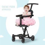Dream On Me Compact Coast Rider Stroller - Black
