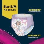 Goodnites Girls' Bedwetting Underwear, Size S/M, 44 Ct