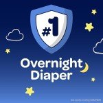 Huggies Size 4 Overnights Baby Diapers, 52 Ct