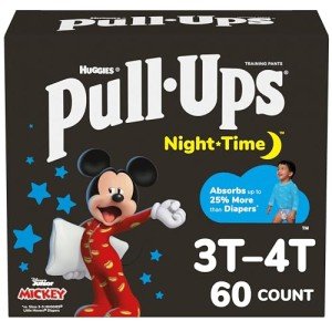 Boys' Night-Time Pull-Ups for Potty Training, 60 Ct