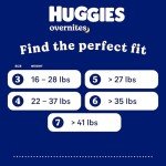 Huggies Size 4 Overnights Baby Diapers, 52 Ct