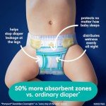 Pampers Swaddlers Overnight Diapers, Size 7, 36 Count