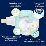 Pampers Swaddlers Overnight Diapers, Size 7, 36 Count