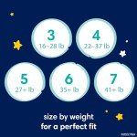 Pampers Swaddlers Overnight Diapers, Size 7, 36 Count