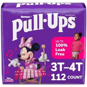 Girls' Pull-Ups Potty Training Pants, Size 3T-4T