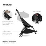 BABYZEN YOYO Connect: Double Stroller Adapter in Black