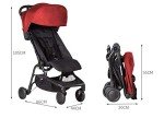 Mountain Buggy Nano Stroller in Ruby Color