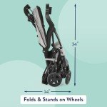 Kolcraft Cloud Plus Lightweight Travel Baby Stroller