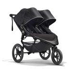Baby Jogger Summit X3 Double Stroller, Midnight Black