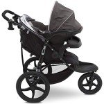Delta Children's Jeep Classic Jogging Stroller - Grey