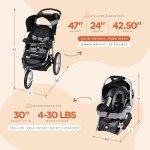 Baby Trend Expedition Jogger Travel System, White