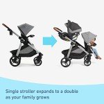 Graco Modes Nest2Grow Double Stroller Travel System
