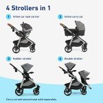 Graco Modes Nest2Grow Double Stroller Travel System