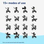 Graco Modes Nest2Grow Double Stroller Travel System