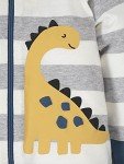Dinosaur Print Baby Boys' Footie Pajamas - 4 Pack