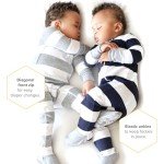 Burt's Bees Baby Boys' Organic Cotton Footie PJs