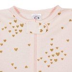 Gerber Baby Girls' Pink Footed Pajamas Set, 18 Months