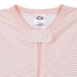 Gerber Baby Girls' Pink Footed Pajamas Set, 18 Months