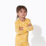 Baby Girl's 3-Pack Snug Cotton Pajamas, Fox