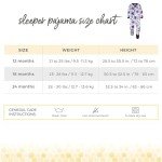 Burt's Bees Baby Girls' Organic Cotton Footed Pajamas