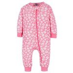 Baby Girl's 3-Pack Snug Cotton Pajamas, Fox